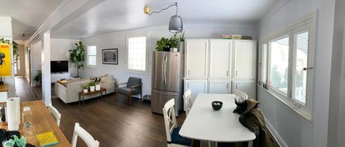 Open concept dining room